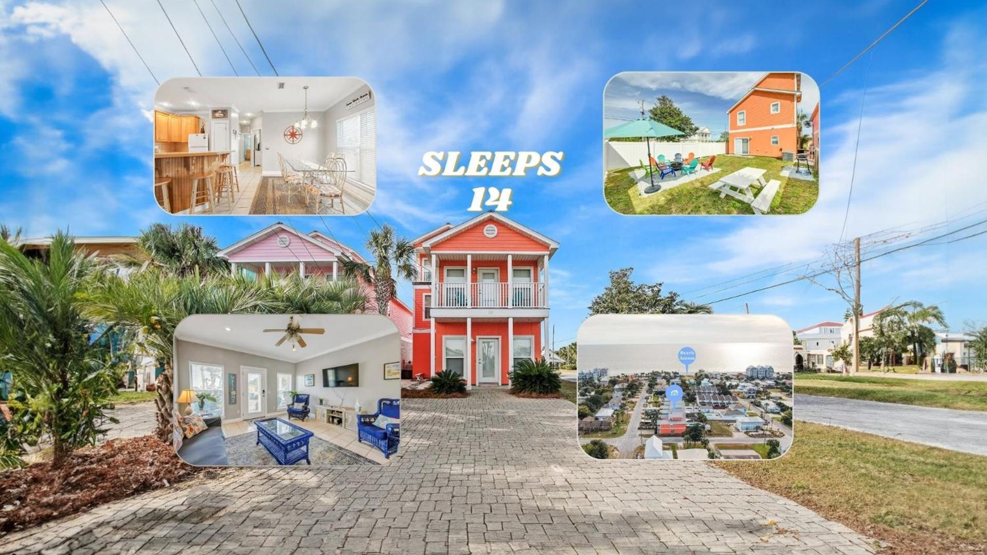 Panama Paradise Beach House/3 Min Beach Walk Panama City Beach Extérieur photo